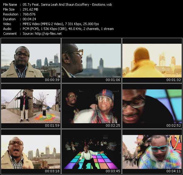 Ty Feat. Sarina Leah And Shaun Escoffery video ”Emotions” from dvd ”MixMash Urban May 2010”