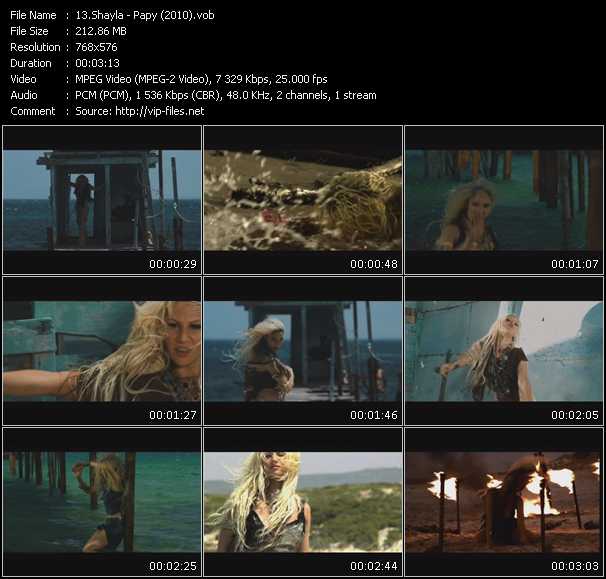 Shayla video ”Papy (2010)” from dvd ”MixMash Urban May 2010”