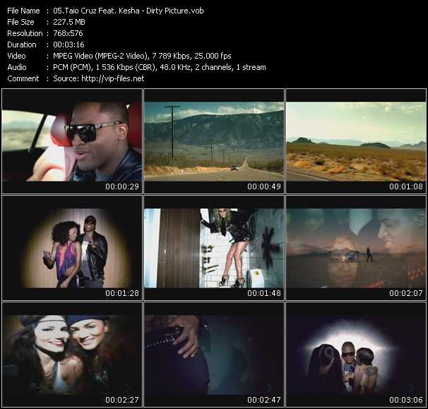 Taio Cruz Feat. Kesha video ”Dirty Picture” from dvd ”MixMash Urban June 2010”