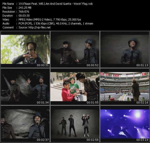 K'Naan Feat. Will.I.Am And David Guetta video ”Wavin' Flag” from dvd ”MixMash Urban June 2010”