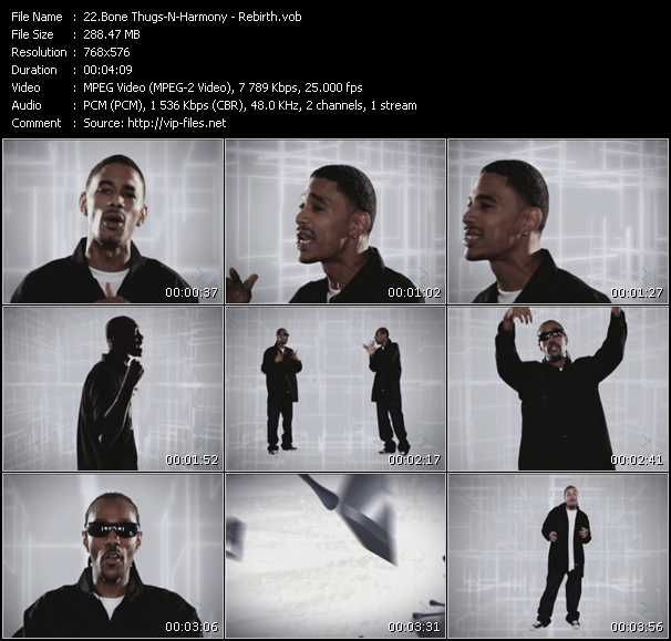 Bone Thugs-N-Harmony video ”Rebirth” from dvd ”MixMash Urban July 2010”