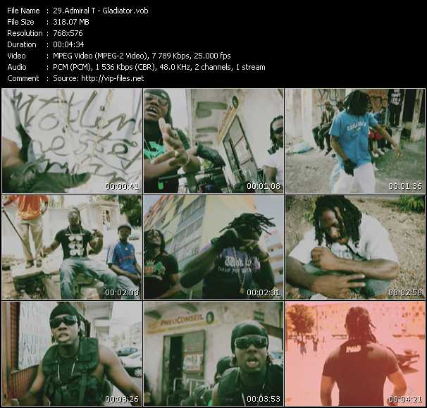 Admiral T video ”Gladiator” from dvd ”MixMash Urban July 2010”