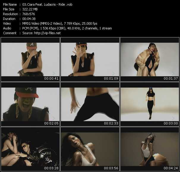 Ciara Feat. Ludacris video ”Ride” from dvd ”MixMash Urban August 2010”