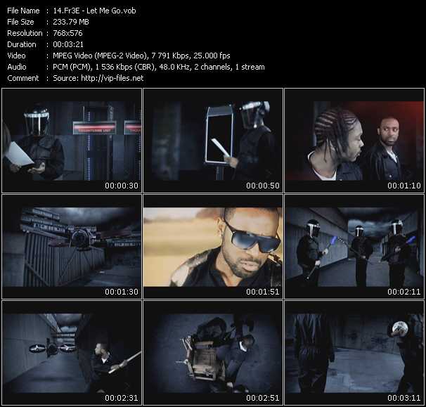 Fr3E video ”Let Me Go” from dvd ”MixMash Urban September 2010”