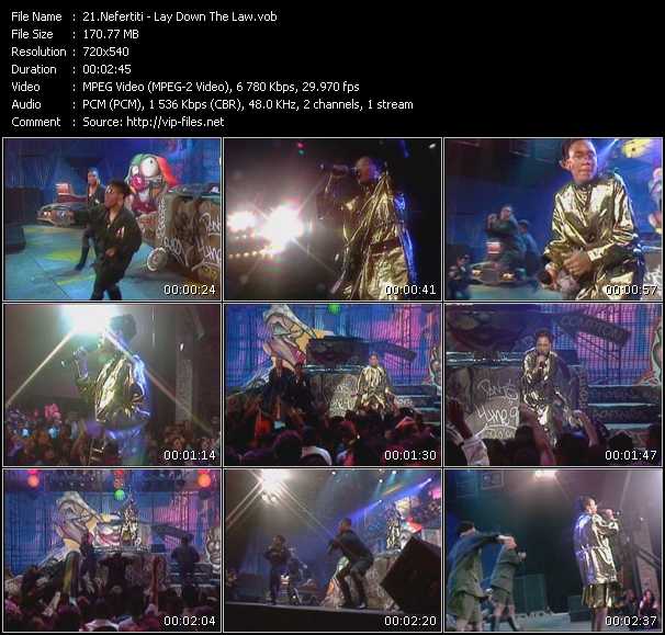 Nefertiti video ”Lay Down The Law” from dvd ”Rapmania. Old Skool Hip Hop Greatest”