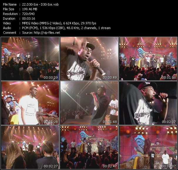 D30-Ice video ”D30-Ice” from dvd ”Rapmania. Old Skool Hip Hop Greatest”