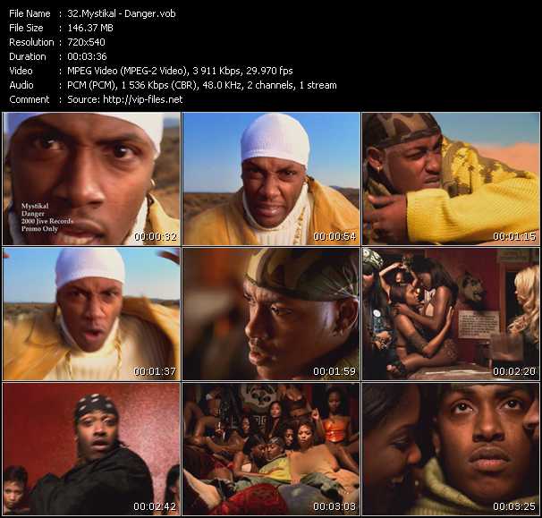 Mystikal video ”Danger” from dvd ”Canada Hot Video Classics. Best Of 2000 Vol.1”