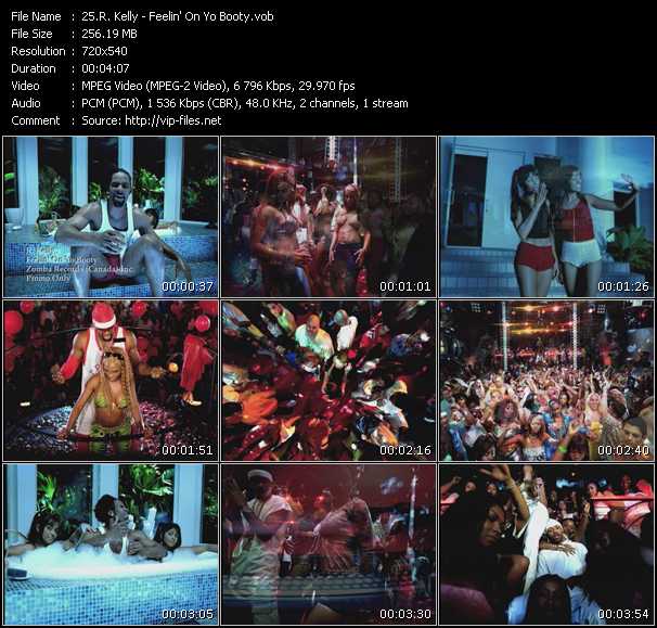 R. Kelly video ”Feelin' On Yo Booty” from dvd ”Canada Hot Video September 2001”