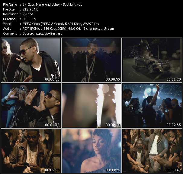 Gucci Mane Feat. Usher video ”Spotlight” from dvd ”Canada Hot Video April 2010”