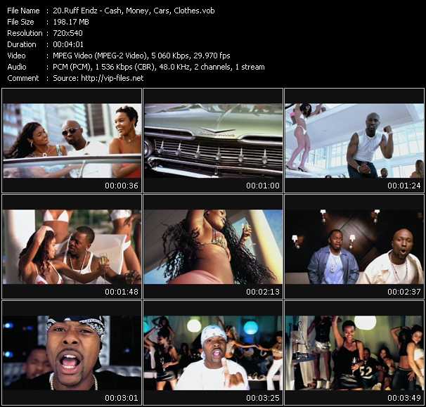 Ruff Endz Feat. Memphis Bleek video ”Cash, Money, Cars, Clothes” from dvd ”Canada Hot Video October 2001”