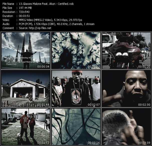 Glasses Malone Feat. Akon video ”Certified” from dvd ”Express Video March 2008 Week 2”