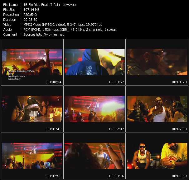 Flo Rida Feat. T-Pain video ”Low” from dvd ”Express Video March 2008 Week 2”