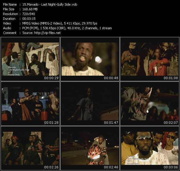 Mavado video ”Last Night-Gully Side” from dvd ”Express Video March 2008 Week 3”