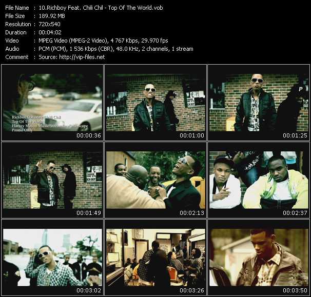Richboy Feat. Chili Chil video ”Top Of The World” from dvd ”Express Video March 2010 Week 2”