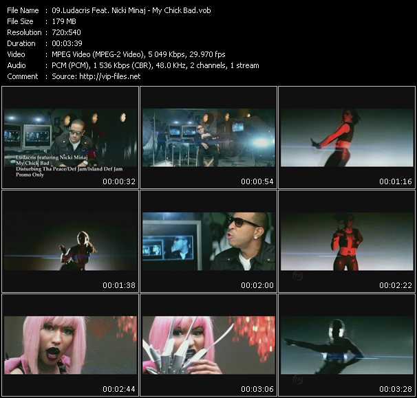 Ludacris Feat. Nicki Minaj video ”My Chick Bad” from dvd ”Express Video March 2010 Week 5”