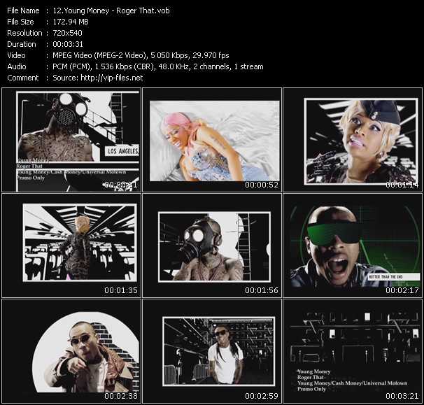 Young Money video ”Roger That” from dvd ”Express Video March 2010 Week 5”