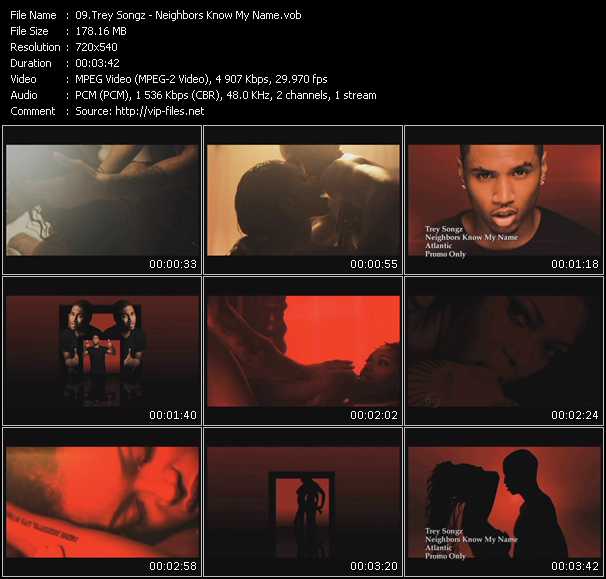 Trey Songz video ”Neighbors Know My Name” from dvd ”Express Video April 2010 Week 2”