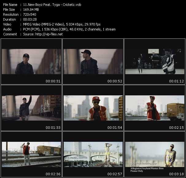 New Boyz Feat. Tyga video ”Cricketz” from dvd ”Express Video April 2010 Week 2”