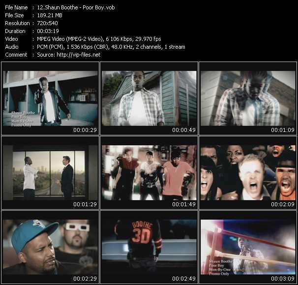 Shaun Boothe video ”Poor Boy” from dvd ”Express Video April 2010 Week 3”