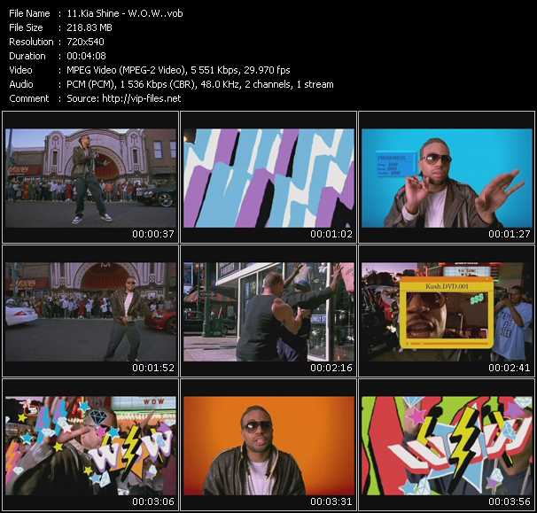 Kia Shine video ”W.O.W.” from dvd ”Express Video May 2008 Week 1”