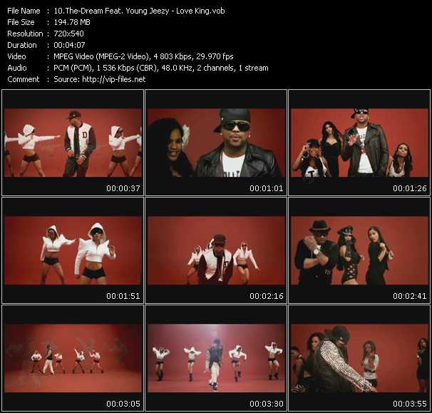 The-Dream Feat. Young Jeezy video ”Love King” from dvd ”Express Video May 2010 Week 3”