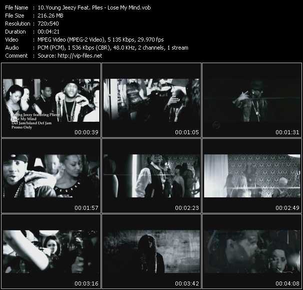 Young Jeezy Feat. Plies video ”Lose My Mind” from dvd ”Express Video May 2010 Week 4”