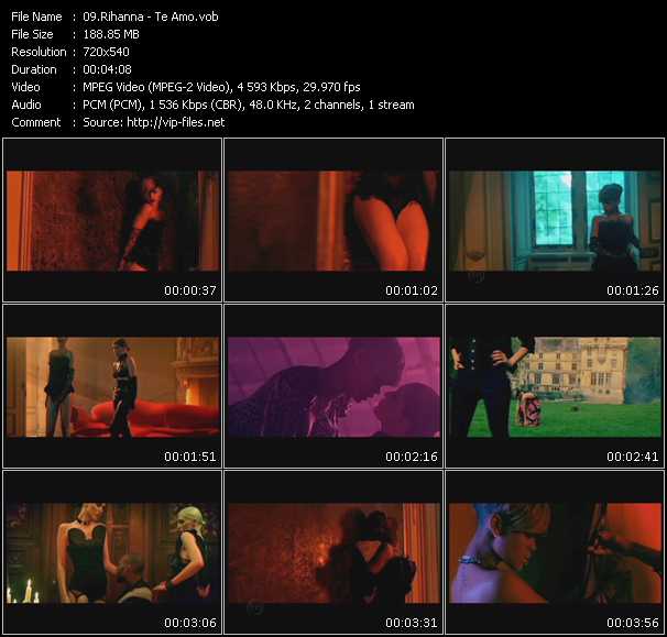 Rihanna video ”Te Amo” from dvd ”Express Video June 2010 Week 4”