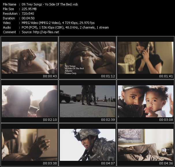 Trey Songz video ”Yo Side Of The Bed” from dvd ”Express Video July 2010 Week 1”