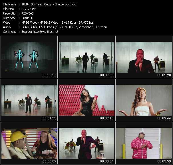 Big Boi Feat. Cutty video ”Shutterbug” from dvd ”Express Video July 2010 Week 2”