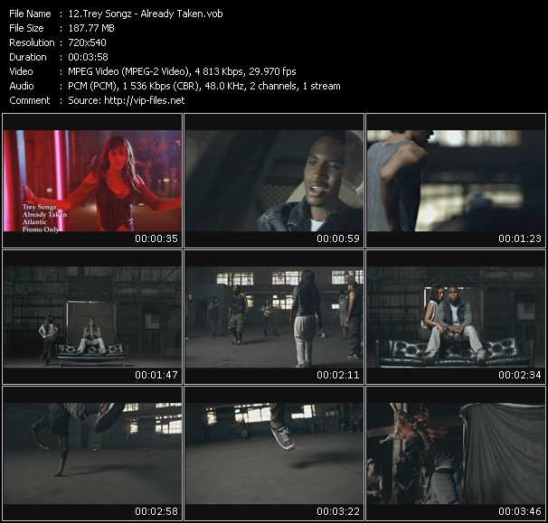 Trey Songz video ”Already Taken” from dvd ”Express Video July 2010 Week 4”