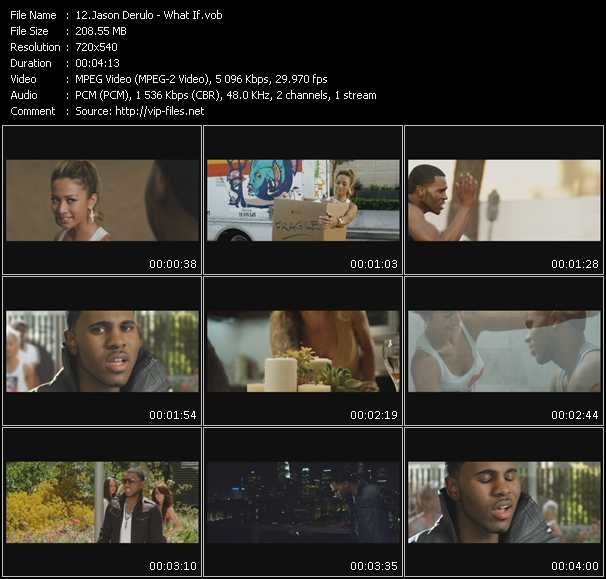 Jason Derulo video ”What If” from dvd ”Express Video August 2010 Week 2”