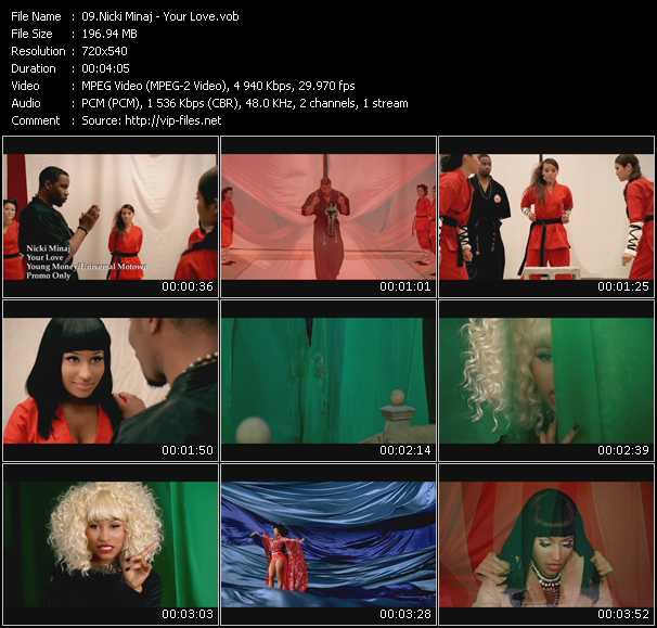 Nicki Minaj video ”Your Love” from dvd ”Express Video August 2010 Week 3”