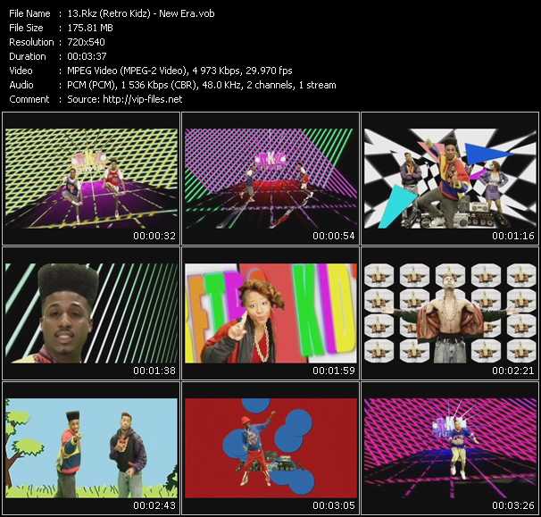 Rkz (Retro Kidz) video ”New Era” from dvd ”Express Video September 2008 Week 4”