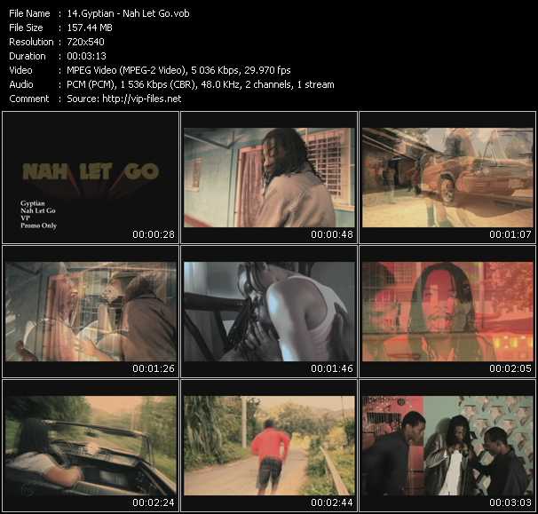 Gyptian video ”Nah Let Go” from dvd ”Express Video September 2010 Week 4”