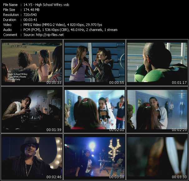 Ys video ”High School Wifey” from dvd ”Express Video April 2008 Week 1”