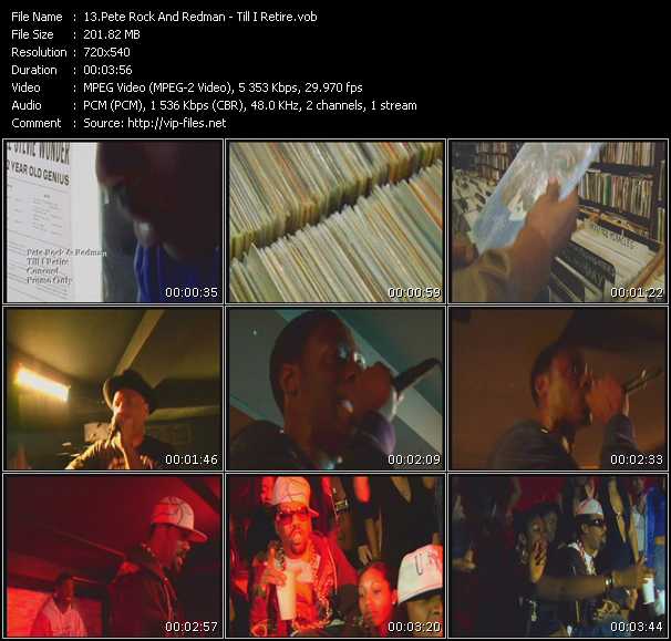 Pete Rock And Redman video ”Till I Retire” from dvd ”Express Video April 2008 Week 2”