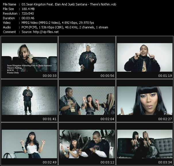 Sean Kingston Feat. Elan And Juelz Santana video ”There's Nothin” from dvd ”Express Video April 2008 Week 4”