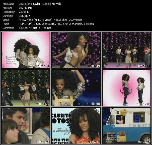Teyana Taylor video ”Google Me” from dvd ”Express Video April 2008 Week 4”