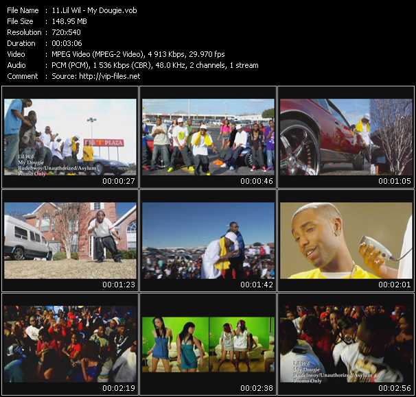 Lil' Wil video ”My Dougie” from dvd ”Express Video April 2008 Week 4”