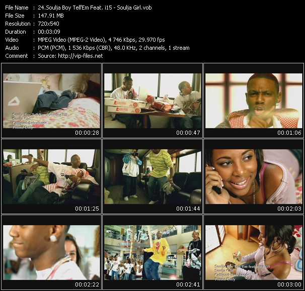 Soulja Boy Tell 'Em Feat. i15 video ”Soulja Girl” from dvd ”Hot Video February 2008”