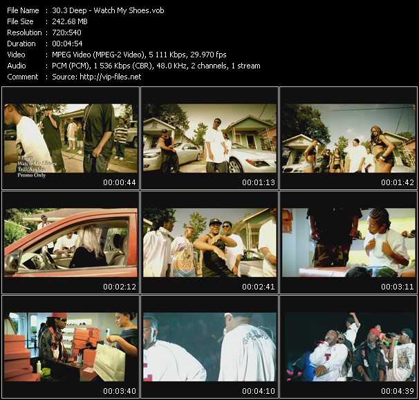3 Deep video ”Watch My Shoes” from dvd ”Hot Video March 2008”