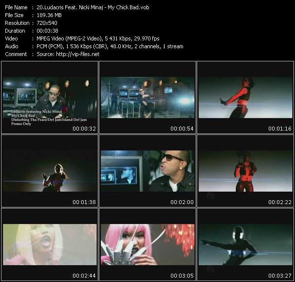 Ludacris Feat. Nicki Minaj video ”My Chick Bad” from dvd ”Hot Video May 2010”