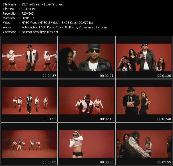 The-Dream video ”Love King” from dvd ”Hot Video June 2010”