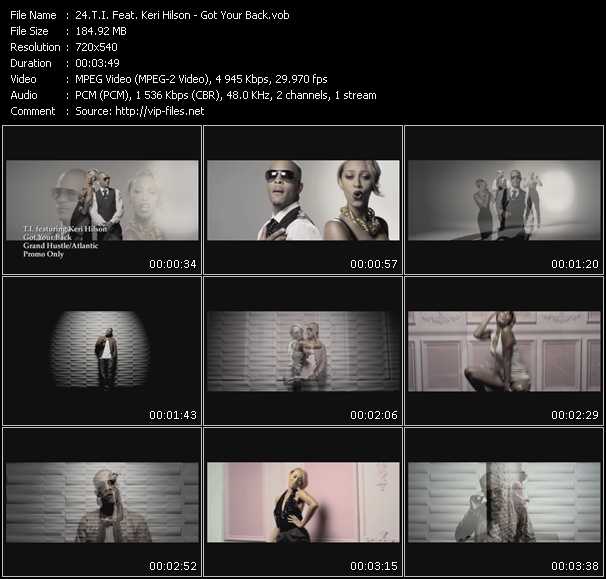 T.I. Feat. Keri Hilson video ”Got Your Back” from dvd ”Hot Video September 2010”