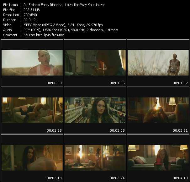 Eminem Feat. Rihanna video ”Love The Way You Lie” from dvd ”Hot Video October 2010”