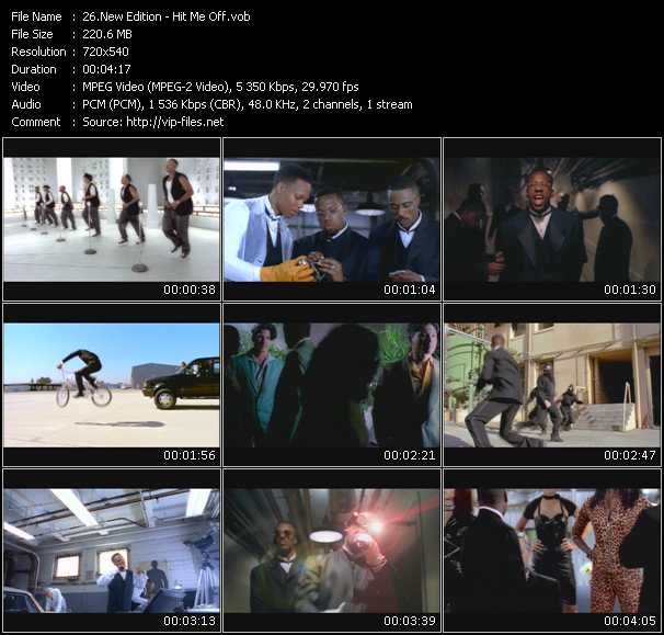 New Edition video ”Hit Me Off” from dvd ”Hot Video Classics Best Of 1996 Vol.1”