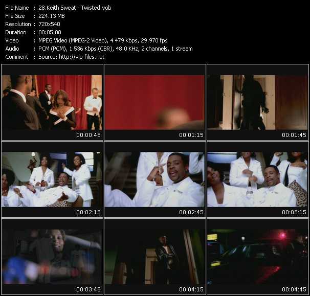 Keith Sweat video ”Twisted” from dvd ”Hot Video Classics Best Of 1996 Vol.1”