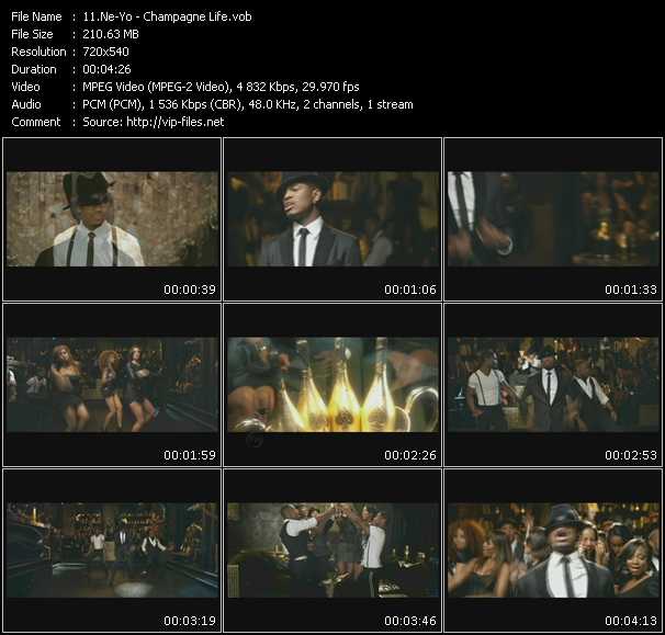 Ne-Yo video ”Champagne Life” from dvd ”Urban Video September 2010”