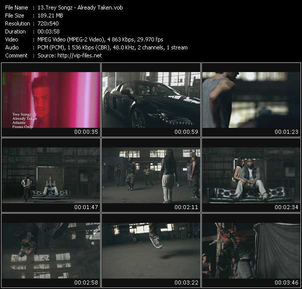 Trey Songz video ”Already Taken” from dvd ”Urban Video September 2010”