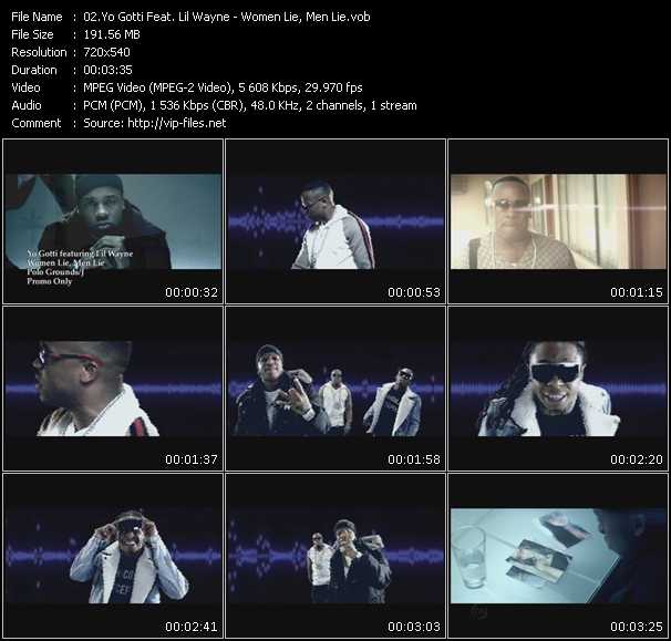 Yo Gotti Feat. Lil' Wayne video ”Women Lie, Men Lie” from dvd ”Urban Video May 2010”